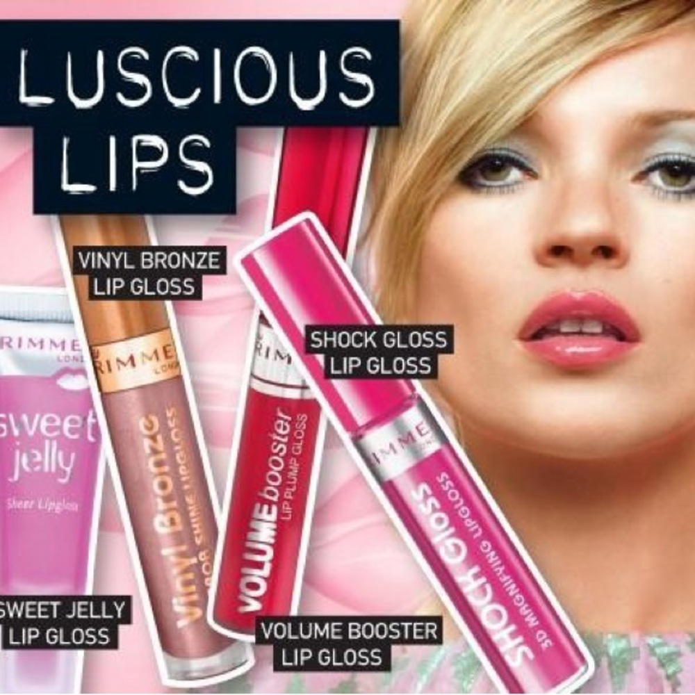Rimmel London Shock Gloss 3D Magnifying Lip Gloss - 214 Intense NEW/Unused